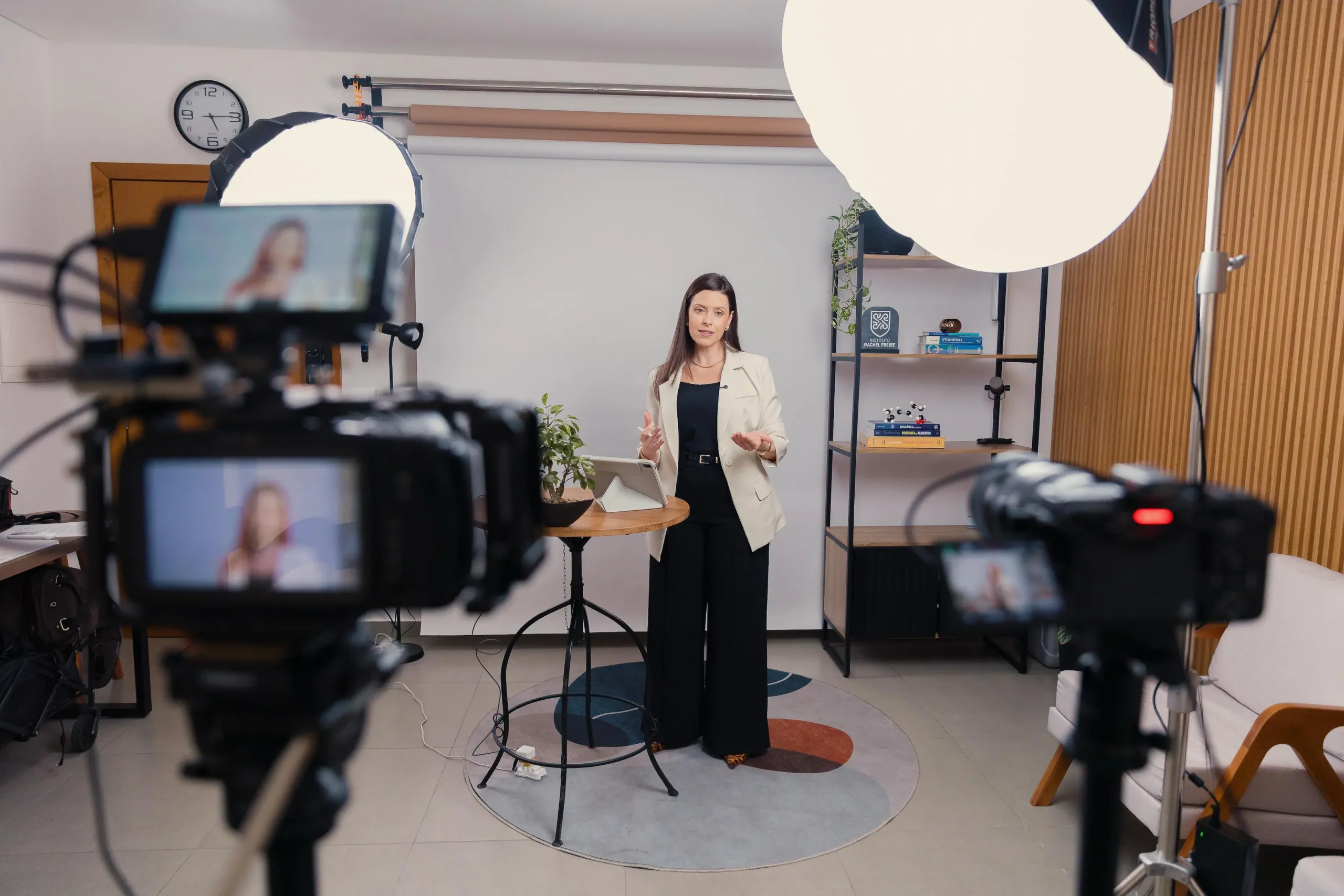 Bastidores de uma produção audiovisual da Ânimo